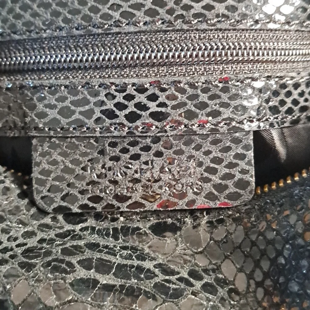 Michael Kors Snakeskin Embossed  Shoulder Bag - Picture 15 of 15